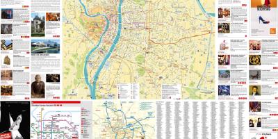 Лион туристические информационные карте