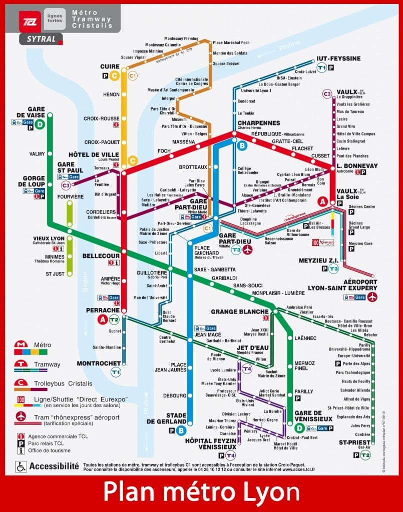 карта тсх Лион
