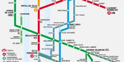 Метро лиона схема на русском
