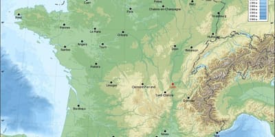 Карта Лион географических